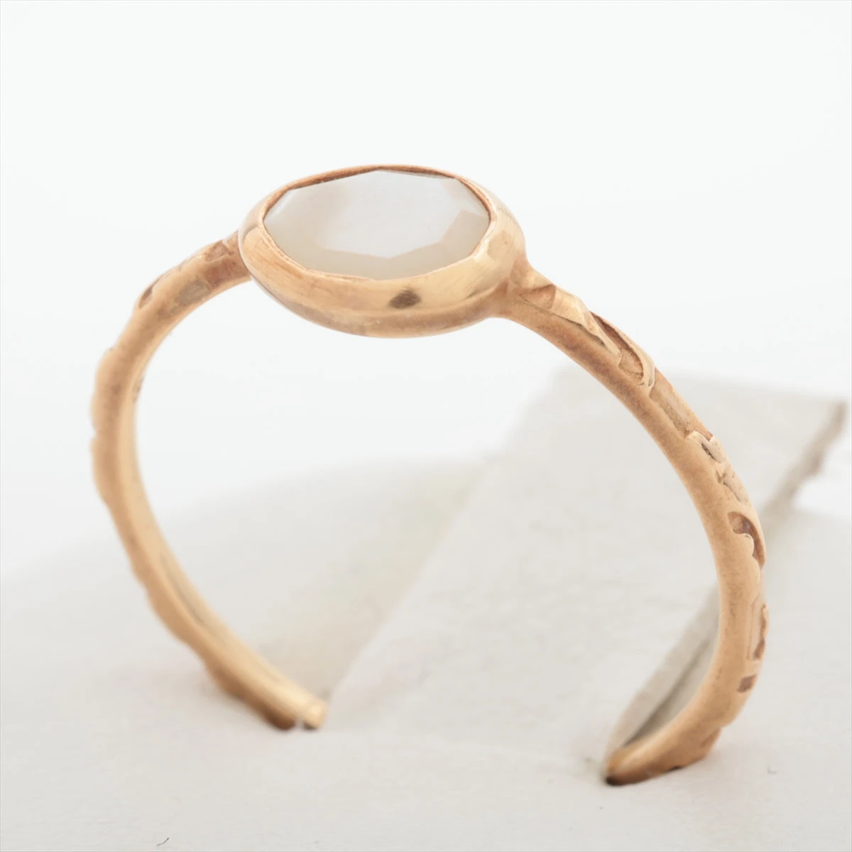 アガット K10YG リング 指輪 10.5号 オパール 総重量約1.1g ジュエリー  