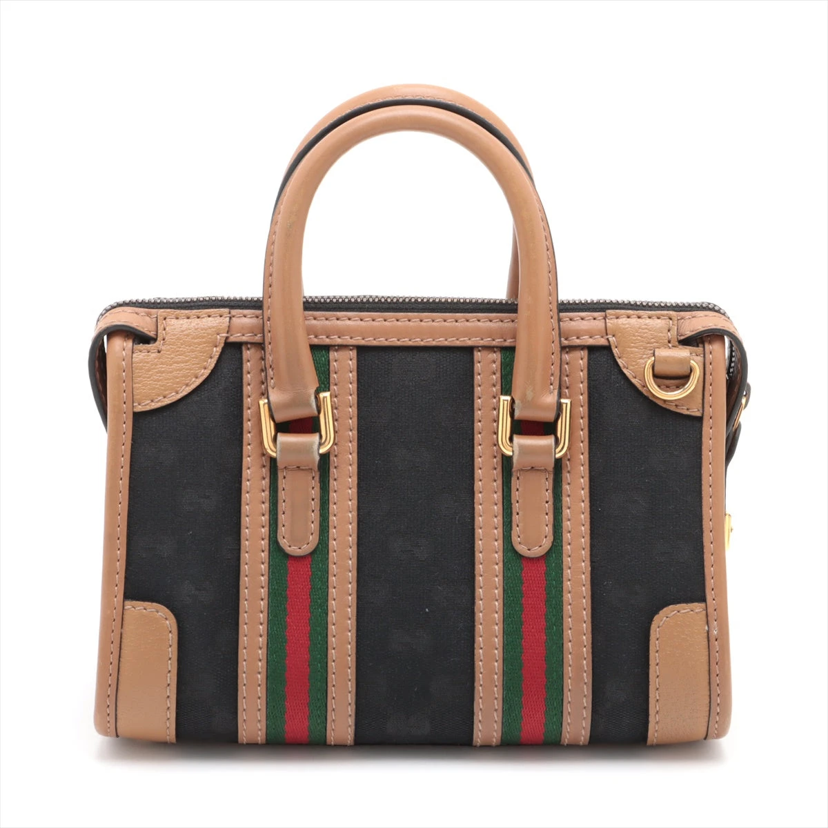 未使用品✨GUCCI 首輪&リード　GG キャンバス　レザー　ブラウン　M グッチ GUCCI 首輪 リード セット ペット用品 犬用 GG柄