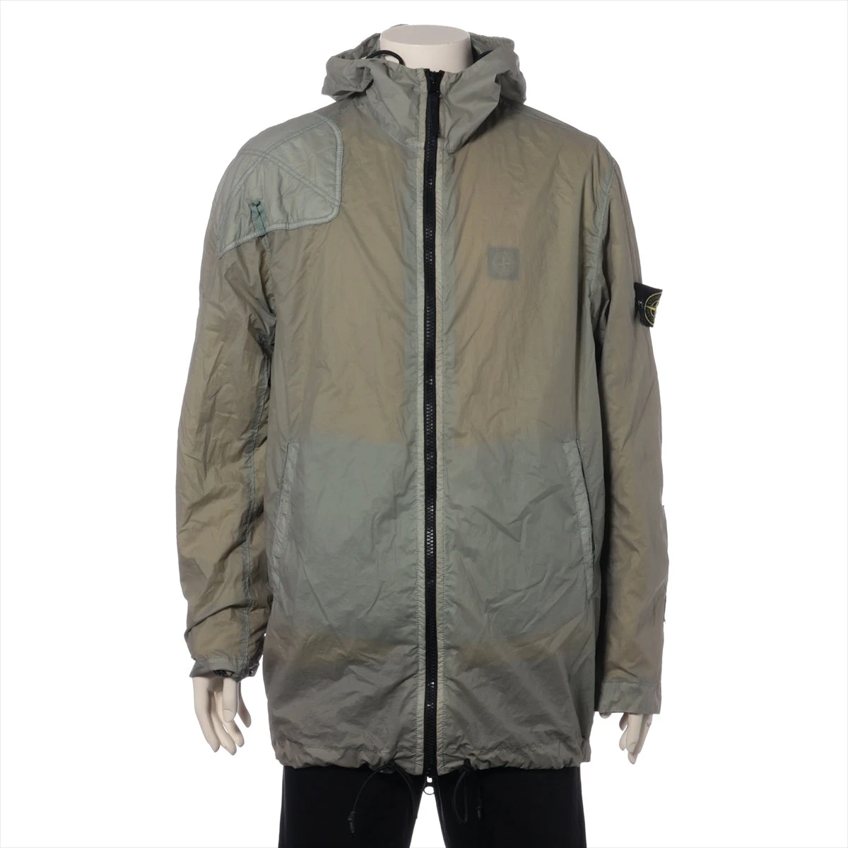 ストーンアイランド コットン×ナイロン ジャケット L メンズ グリーン