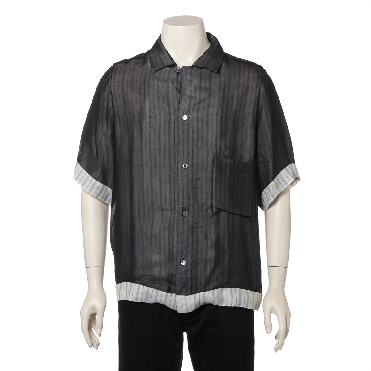 Maison Margiela シルクブラウス | ブラック | FARFETCH JP