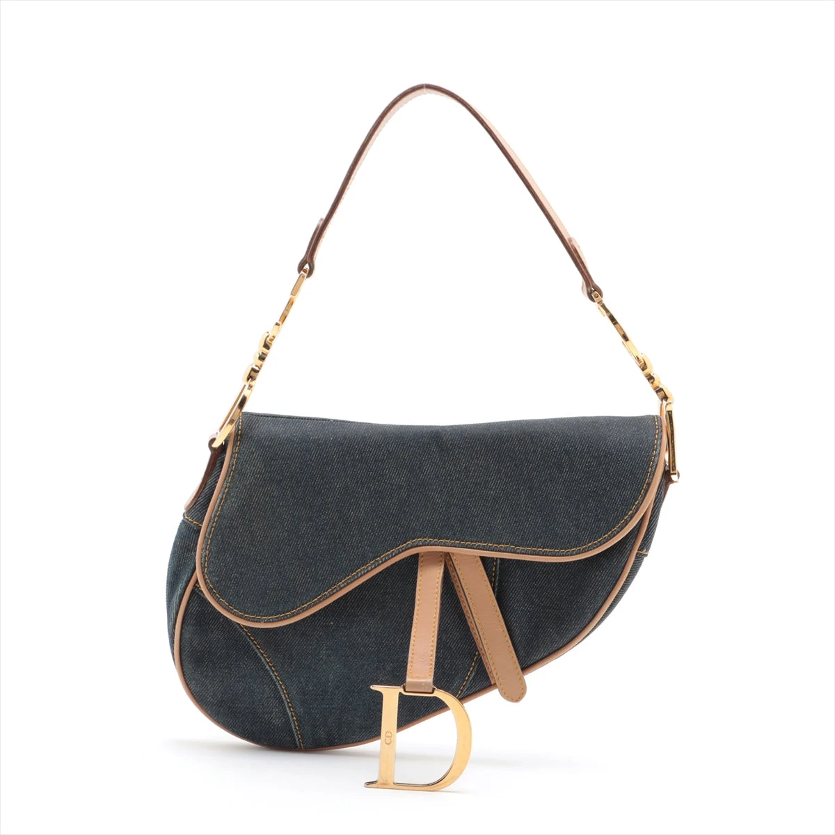 クリスチャン ディオール デニム サドルバッグ