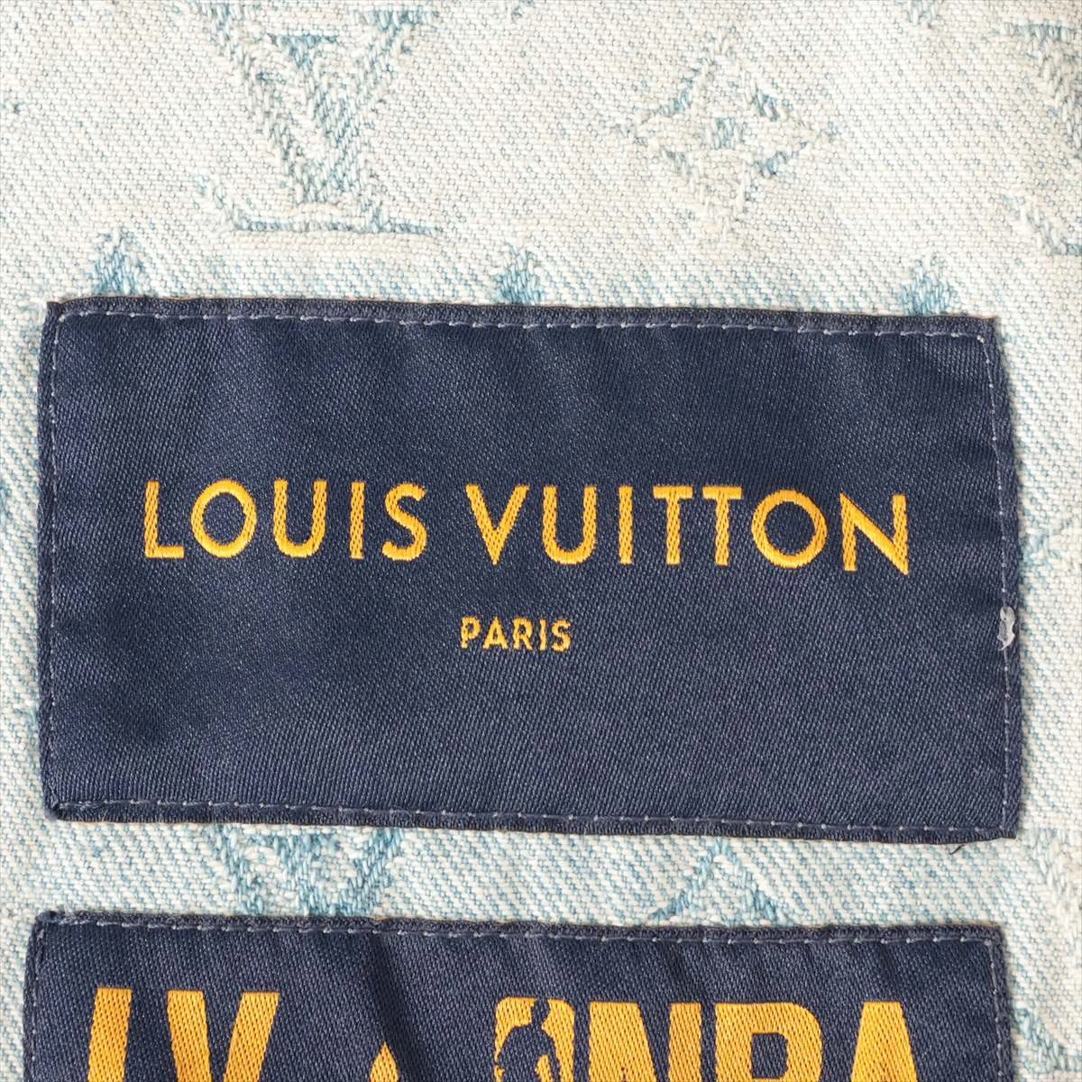 ルイヴィトン×NBA 21AW コットン デニムジャケット モノグラム