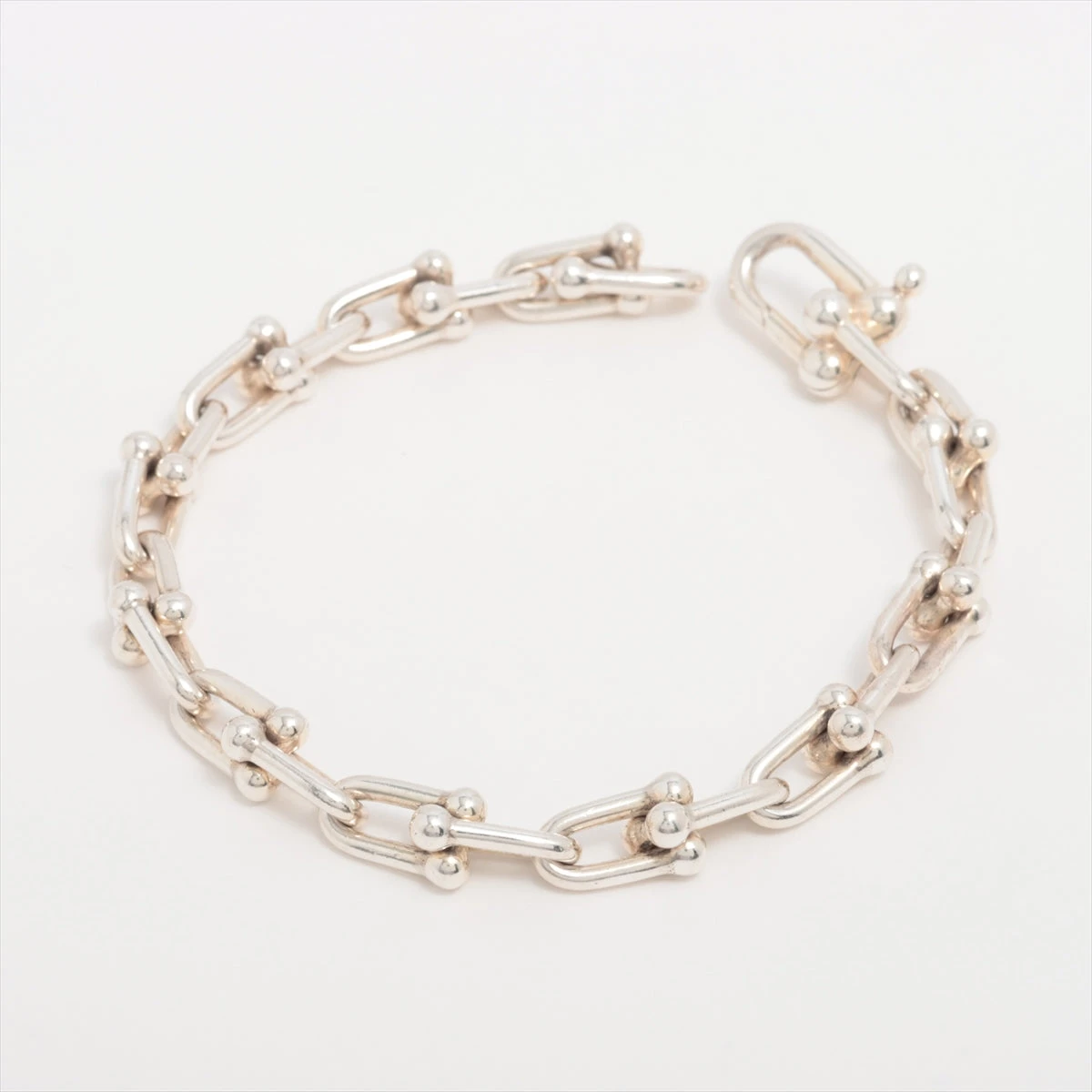 【美品】Tiffany ハードウェア スモールリンクブレスレット 楽天市場】美品 ティファニー TIFFANY＆CO．ハードウェア