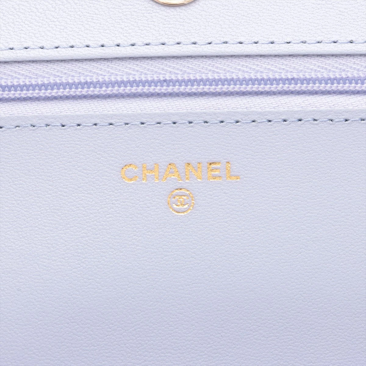 新色♡】CHANEL三つ折りフラップウォレット パープル (CHANEL