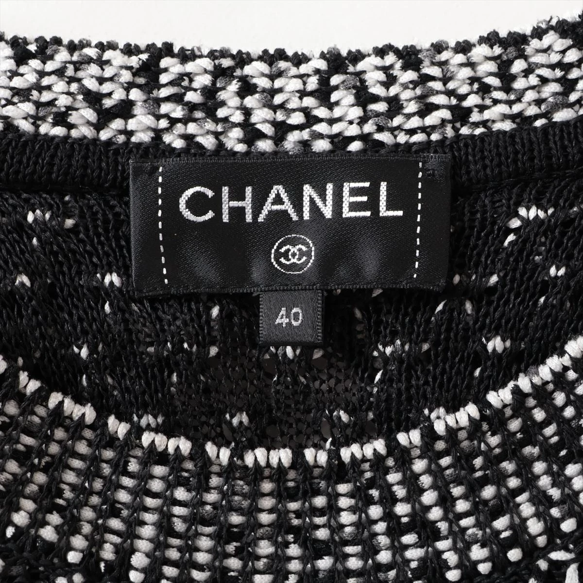 CHANEL サマーニット コットンシルクナイロン CHANEL サマーニット