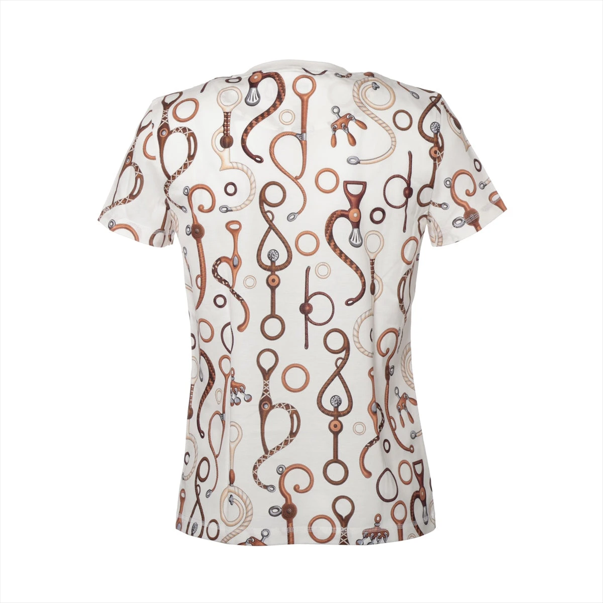 エルメス 24SS コットン Tシャツ 34 レディース ホワイト