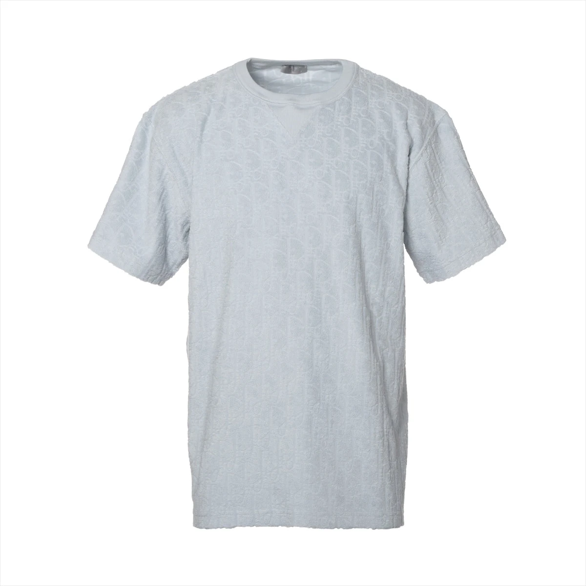 ディオール オブリーク コットン Tシャツ M メンズ ブルー 