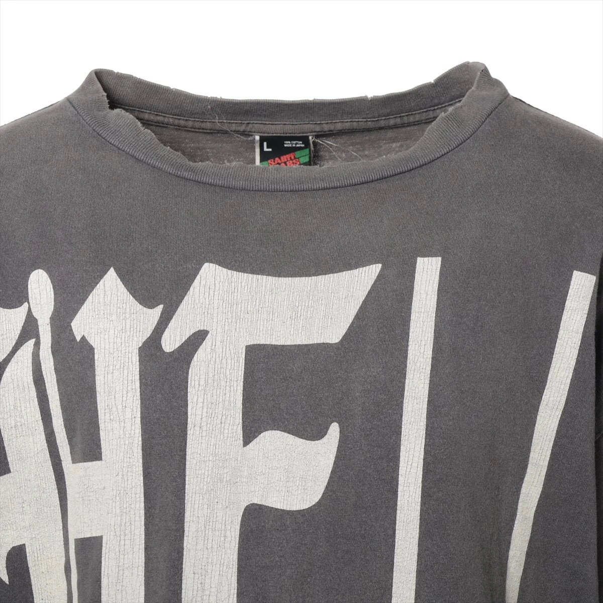 セントマイケル×デニムティアーズ コットン ロングTシャツ L メンズ 