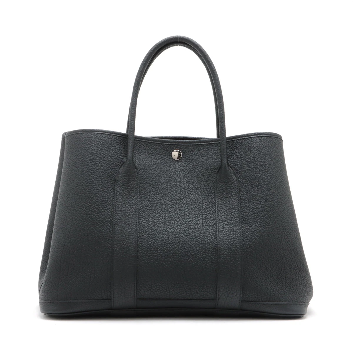 エルメス フールトゥPM キャンバス ブラック シルバー金具