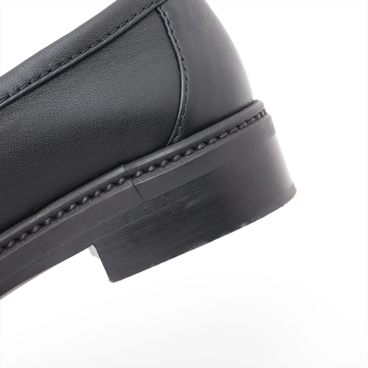 シャネル ココマーク ターンロック レザー ローファー 36.5C