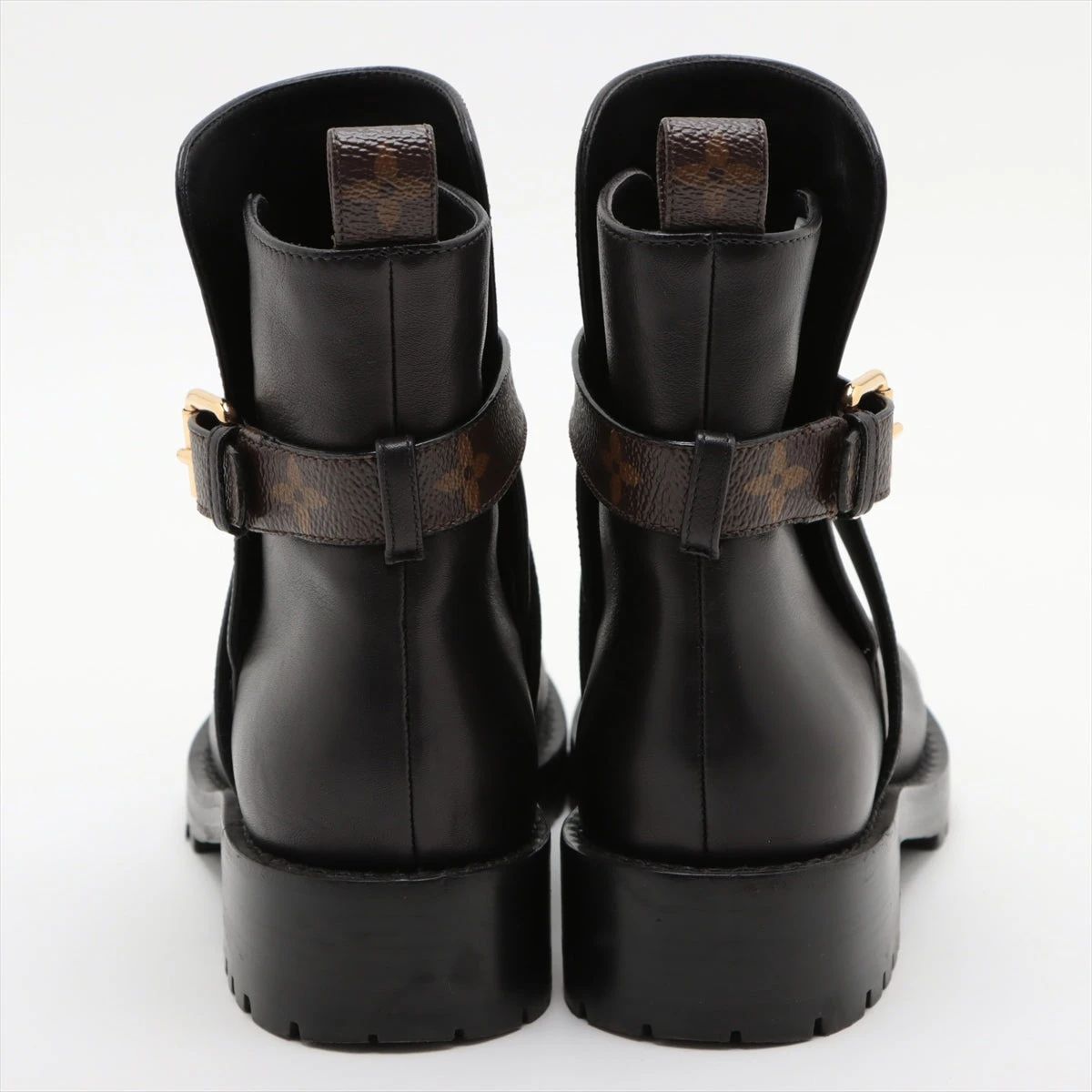 美品✨ルイヴィトンディスカバリーラインレザーサイドゴアモノグラム