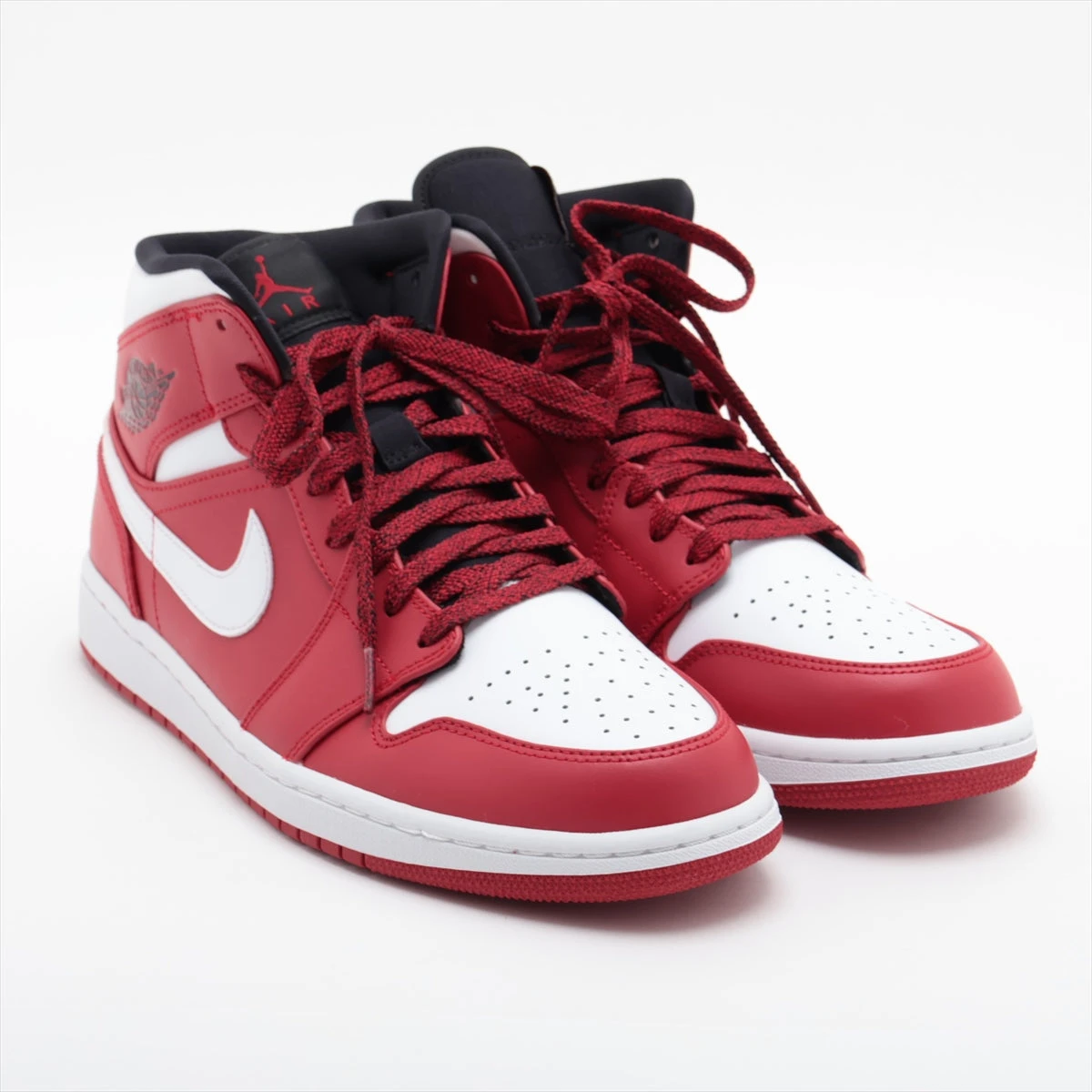 ナイキ AIR JORDAN 1 MID レザー スニーカー 28cm メンズ