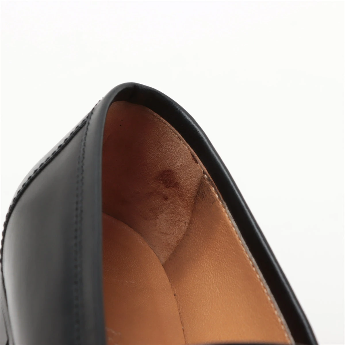 MOAさん専用 HERMES ブラック レザー ローファー HERMES - エルメス モカシン レイジー ヴォーヴェロア