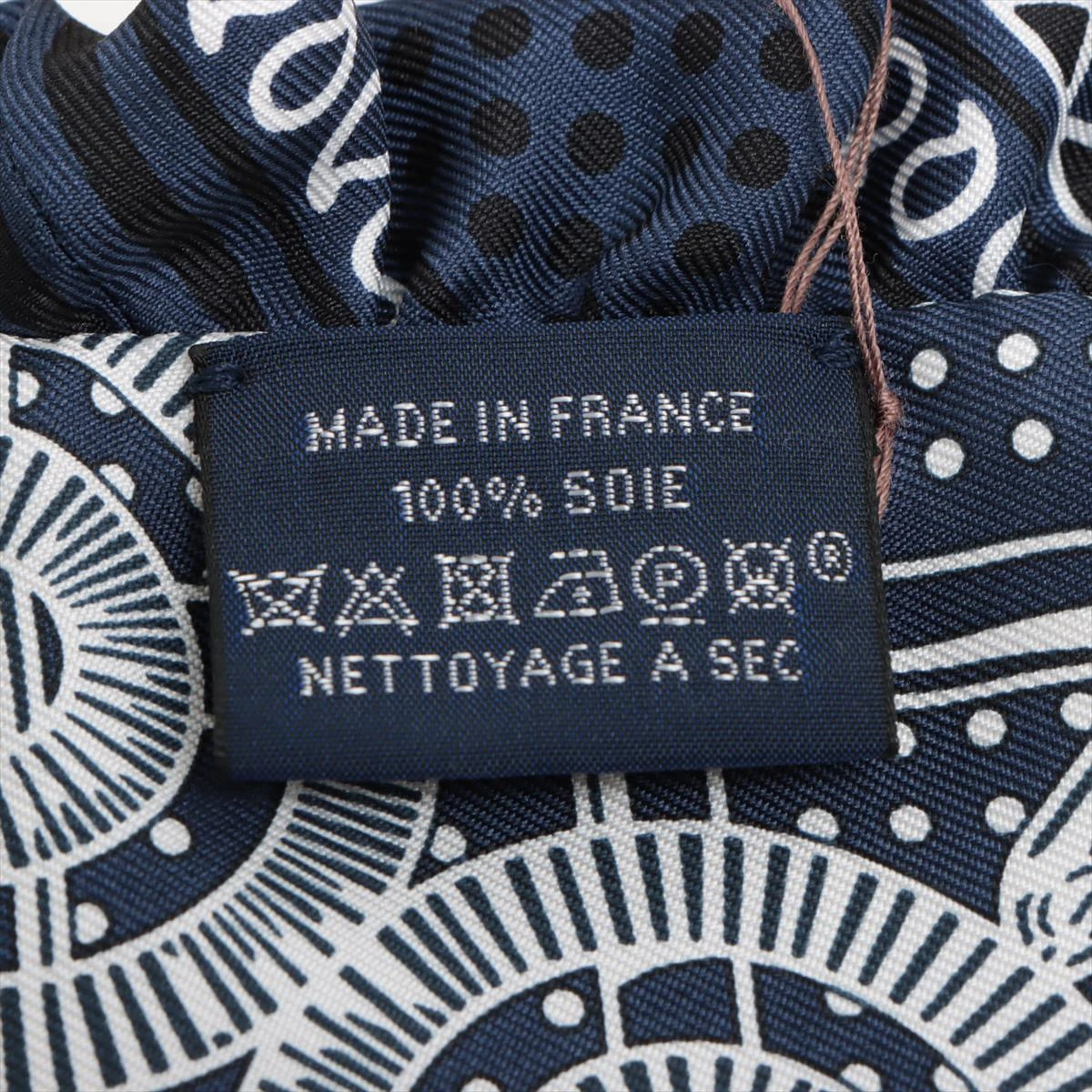 エルメス ツイリー シルク マリン Eperon d'Or Bandana エプロン