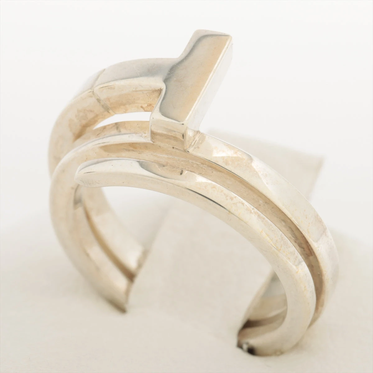 ティファニー Tラップリング Ag925 7号 箱袋付 ティファニー Tラップ