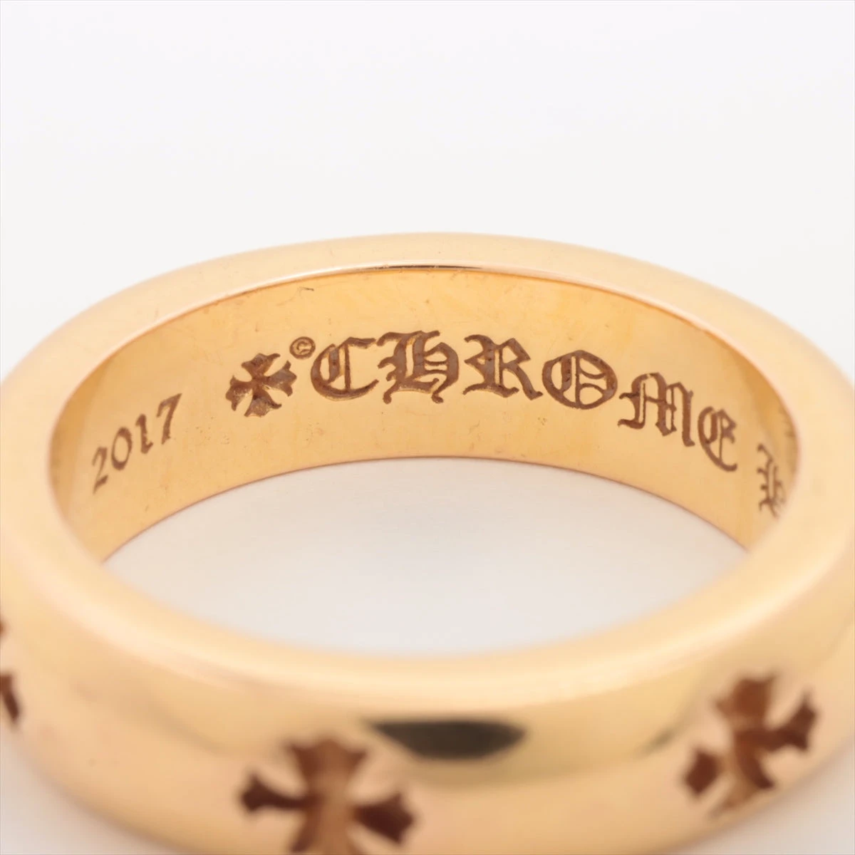 クロムハーツ ネガティブCHプラス リング 22k 13.8g A3009447｜中古