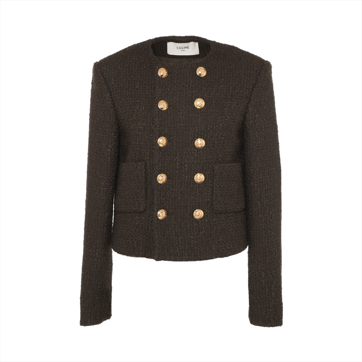 【24AW NEW】CELINE_women / VERNEUIL ウール ジャケット ジャケット テーラードジャケット 「welise/ウェライズ