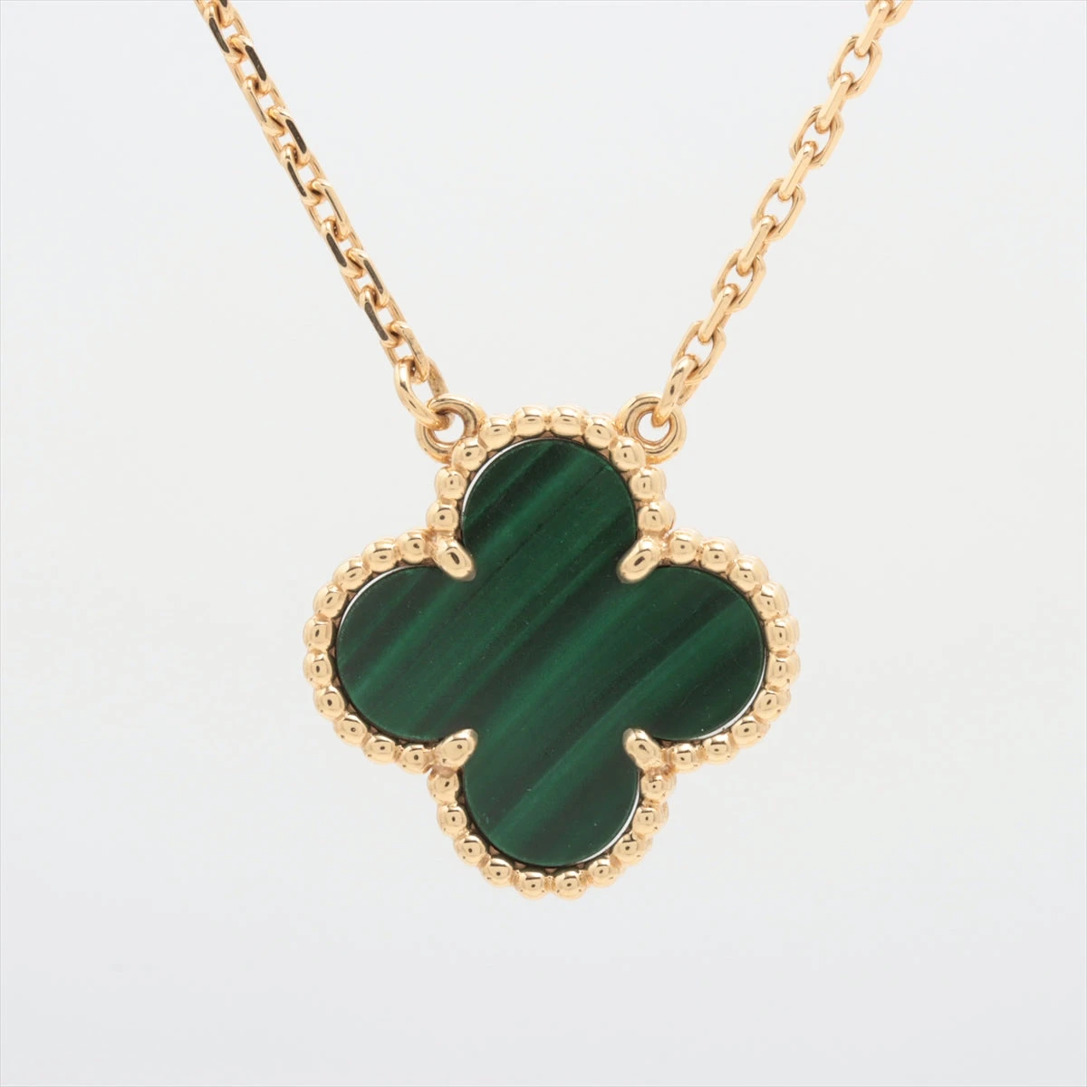 VanCleef&Arpels ヴィンテージアルハンブラマラカイトペンダント 駅南やまご質店オンラインショップ / ヴァンクリーフ&アーペル