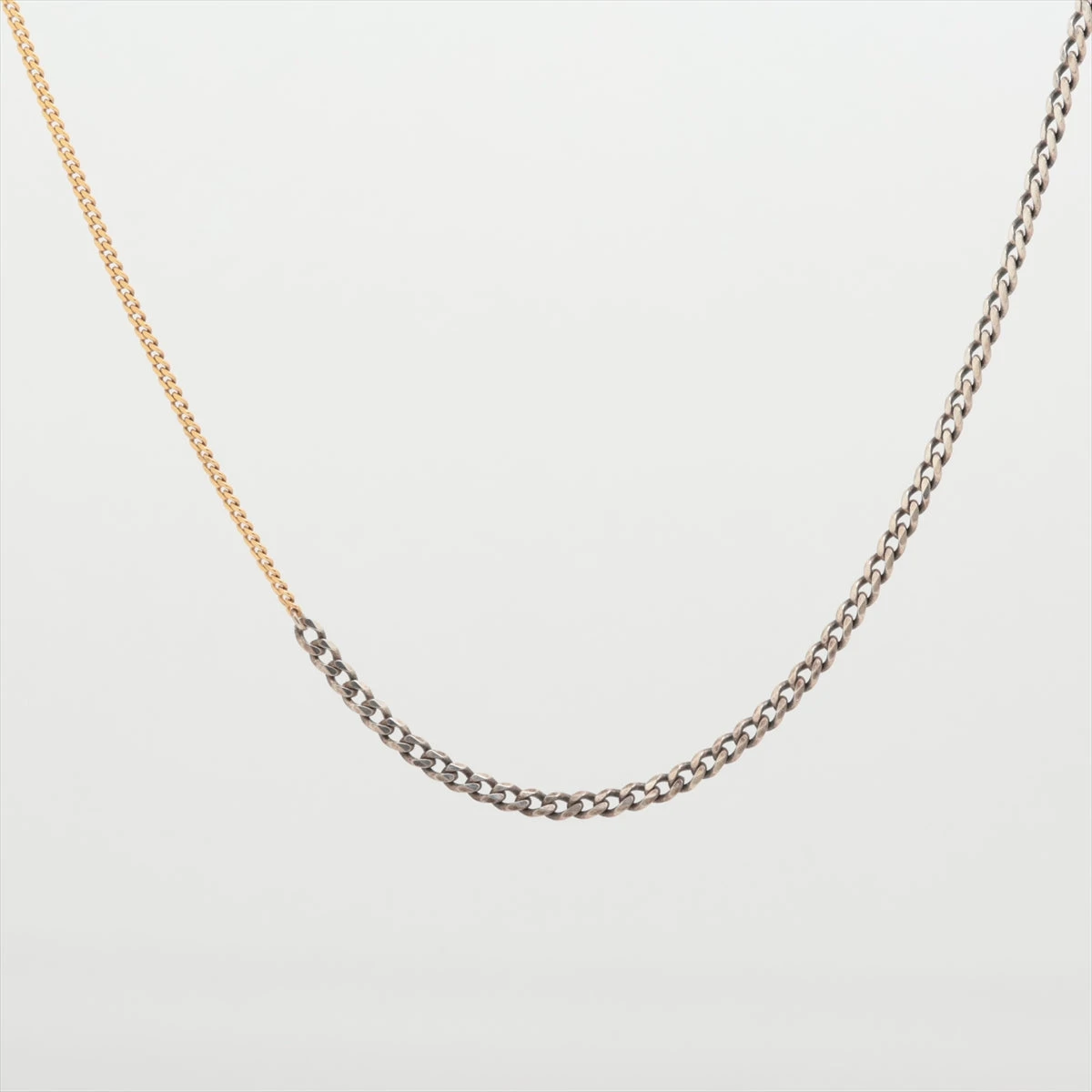 ボッテガヴェネタ ネックレス 925 15.2g ゴールド×シルバー ボッテガヴェネタ ネックレス 925 15.2g ゴールド×シルバー