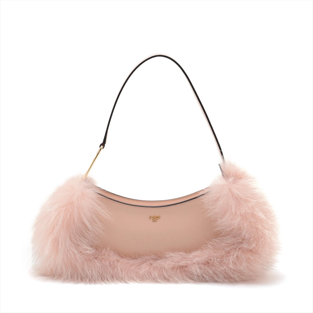 フェンディ スウィング オープンマーキス ファー×レザー ショルダー