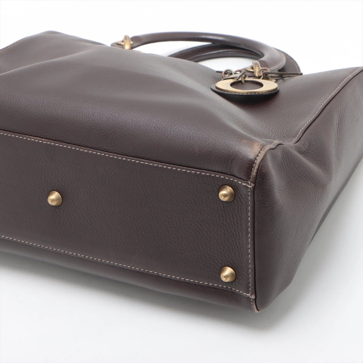 クリスチャンディオール ディオリッシモ レザー 2WAYハンドバッグ  