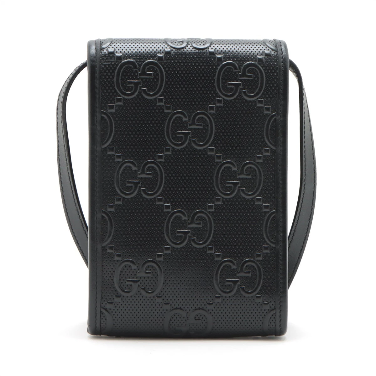 グッチ GGエンボス レザー ショルダーバッグ ブラック 625571 A3012346  