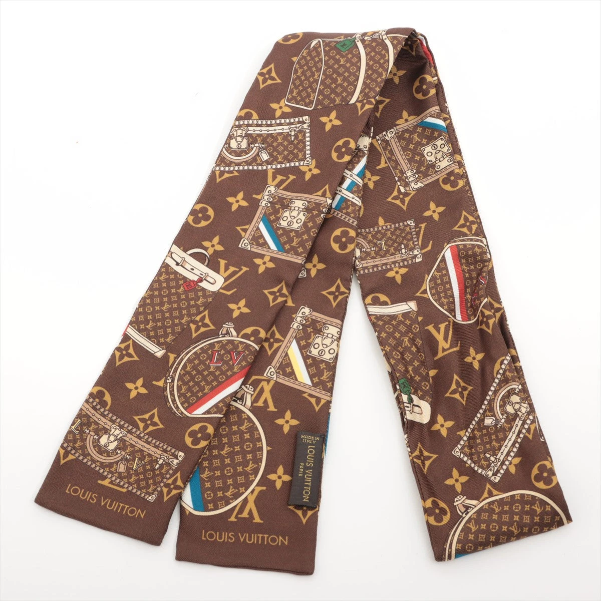 【新品・LOUIS VUITTON】モノグラム×トランク柄スカーフ 新品・LOUIS VUITTON】モノグラム×トランク柄スカーフ 楽天市場