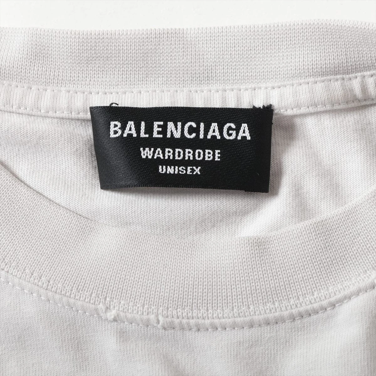 バレンシアガ 22AW コットン Tシャツ S メンズ グレー PROPERTYロゴ 