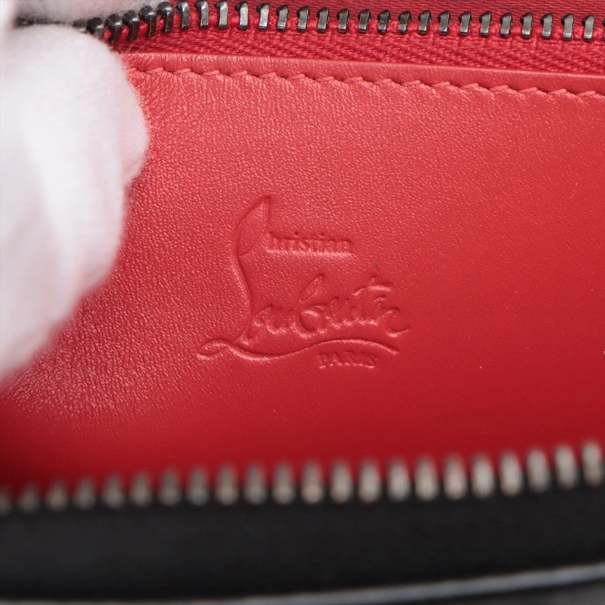 クリスチャンルブタン パネトーネ ロックスタッズスパイク レザー