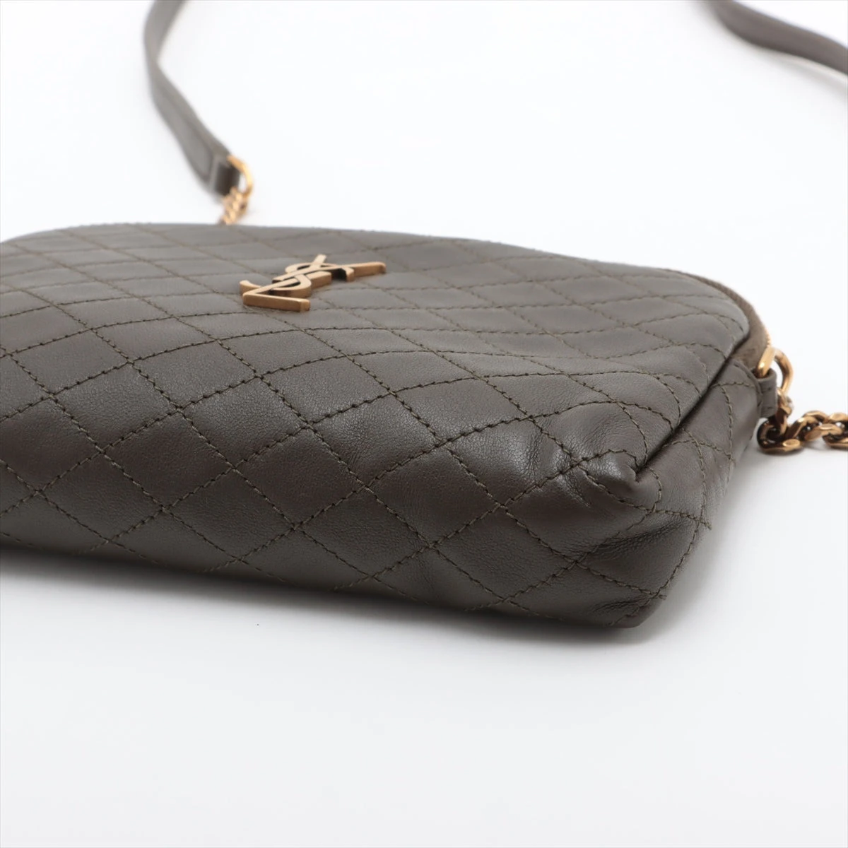 サンローランパリ ギャビー レザー チェーンショルダーバッグ