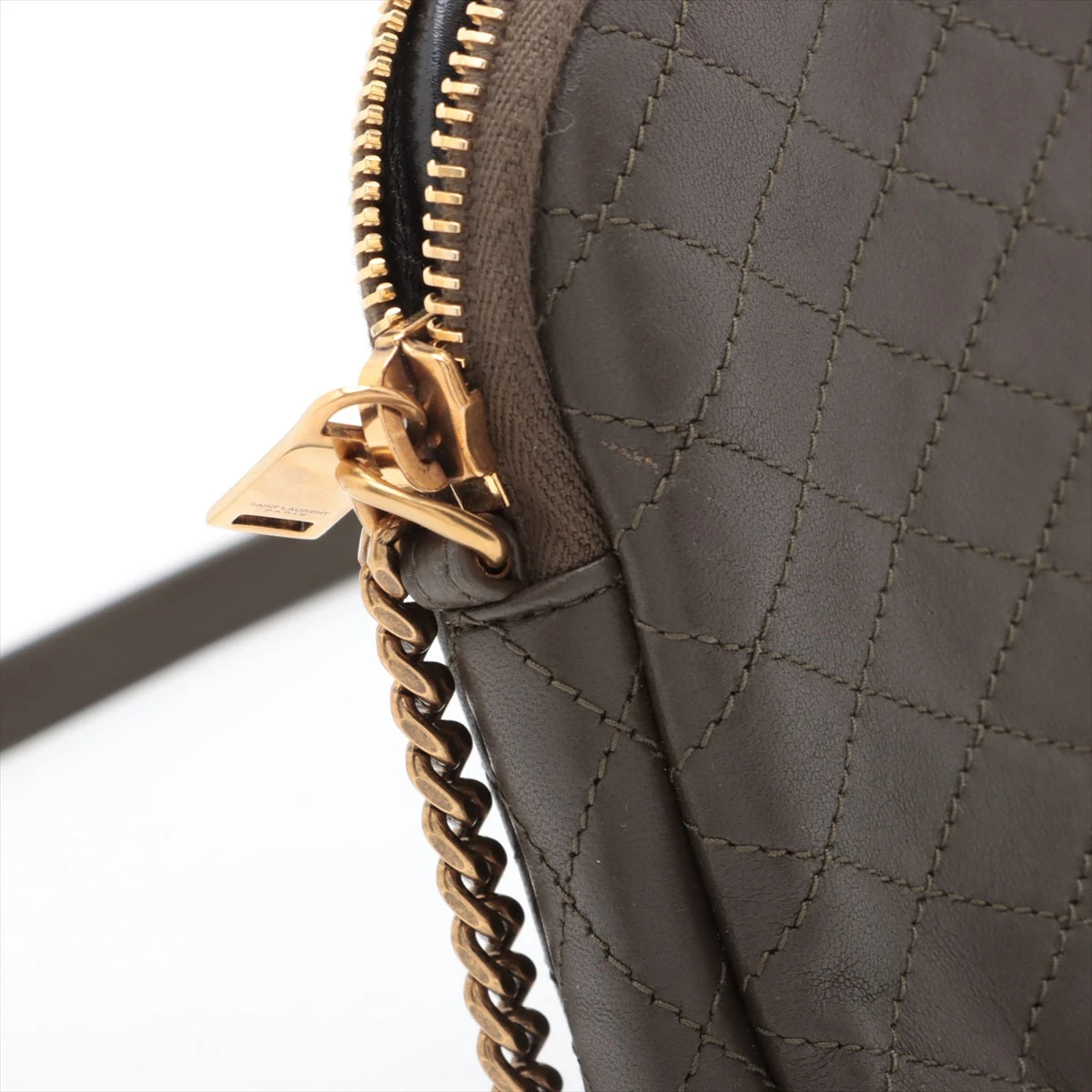 サンローランパリ ギャビー レザー チェーンショルダーバッグ