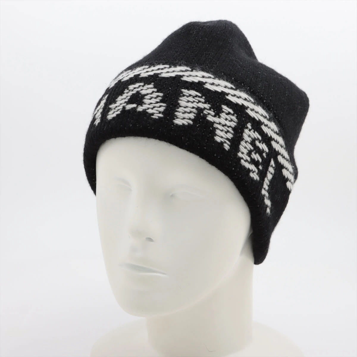 シャネル 22K ニットキャップ カシミヤ ブラック YV018406｜中古