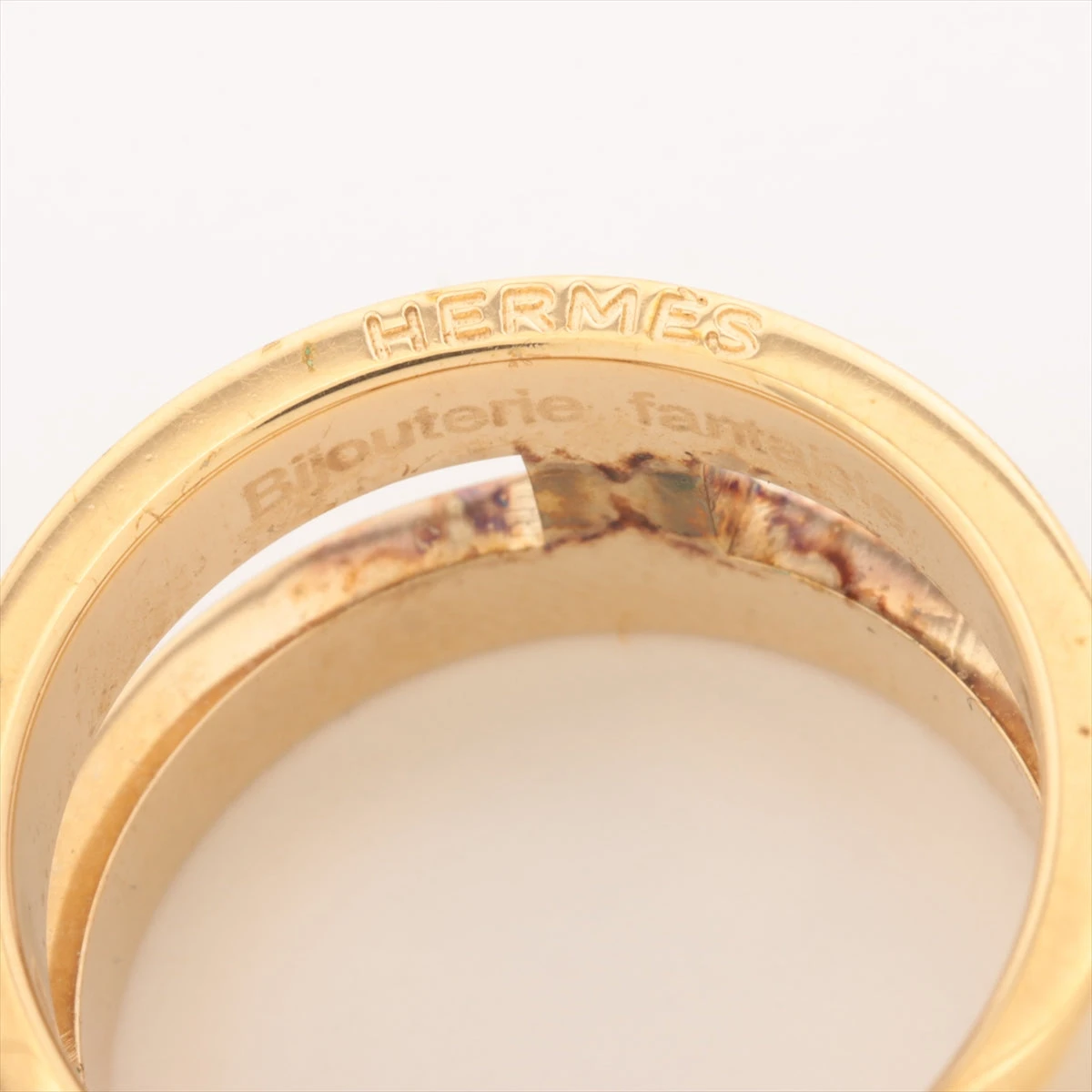 エルメス Hアンロン スカーフリング GP ゴールド A3017294｜中古