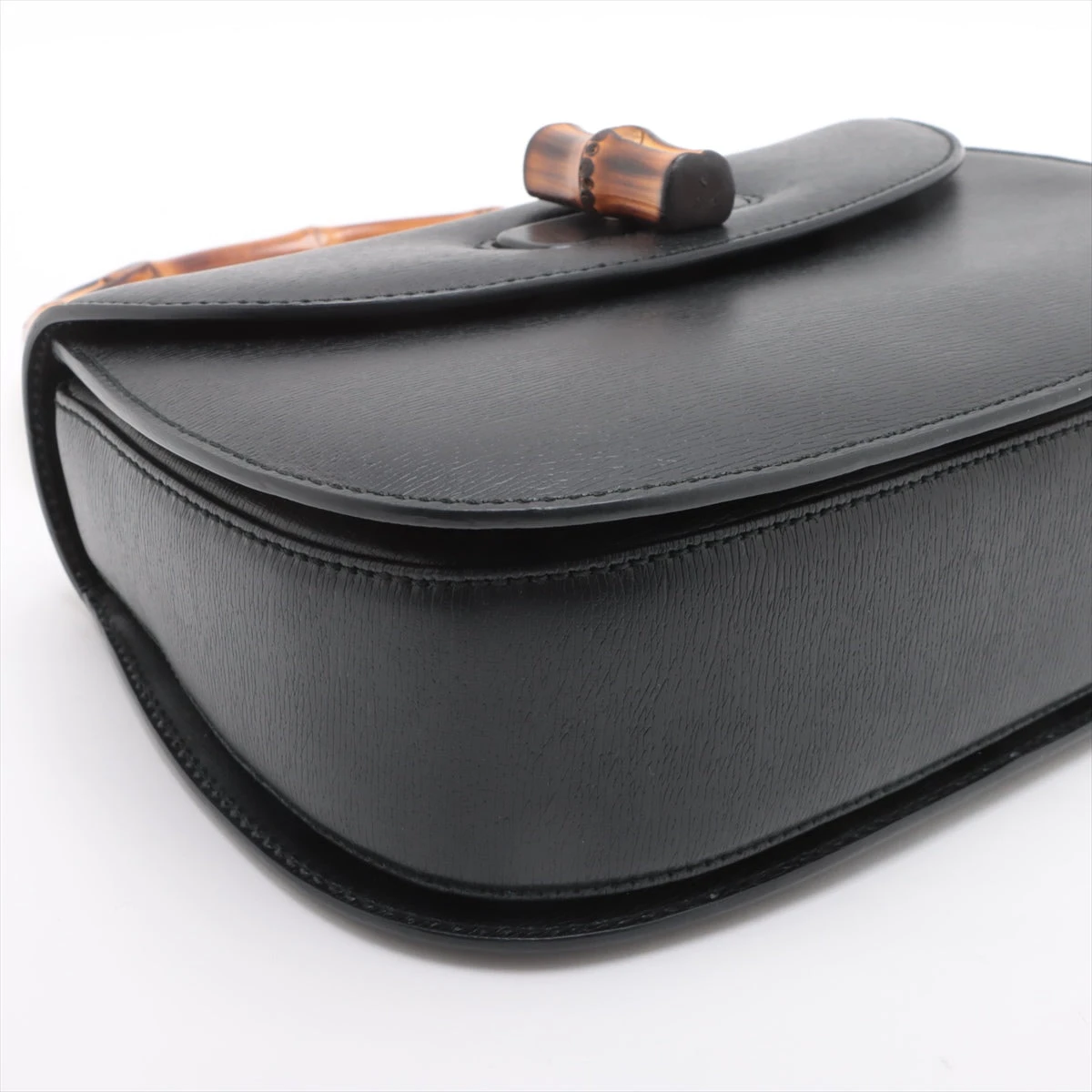 グッチ バンブー ワンショルダー レザー ブラウン　ポーチ付き　保存袋あり グッチ(GUCCI) バンブー(bamboo) 中古 ショルダーバッグ | 通販