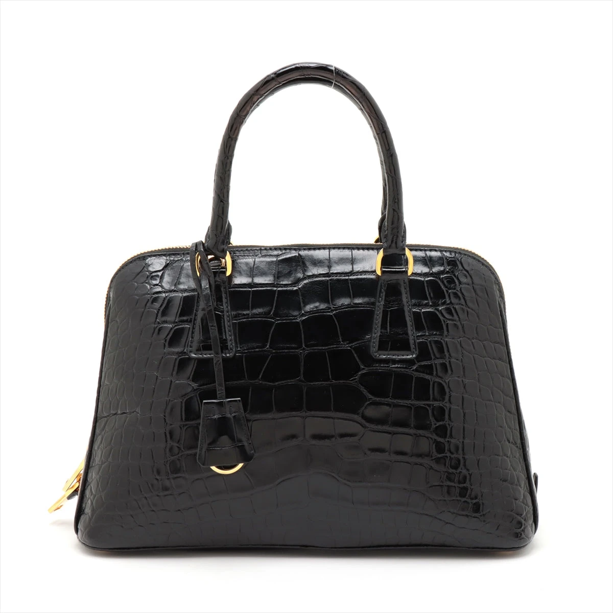PRADA プラダ サフィアーノ ラクス パラス　ハンドバッグ 関税負担なし☆PRADA プラダ サフィアーノレザー ハンドバッグ