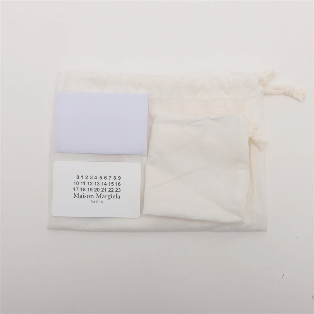 Maison Margiela ホワイト レザー ショルダーバッグ
