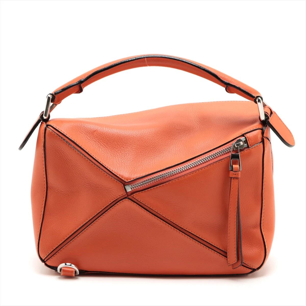 ロエベ パズルバッグ スモール レザー 2WAYハンドバッグ オレンジ