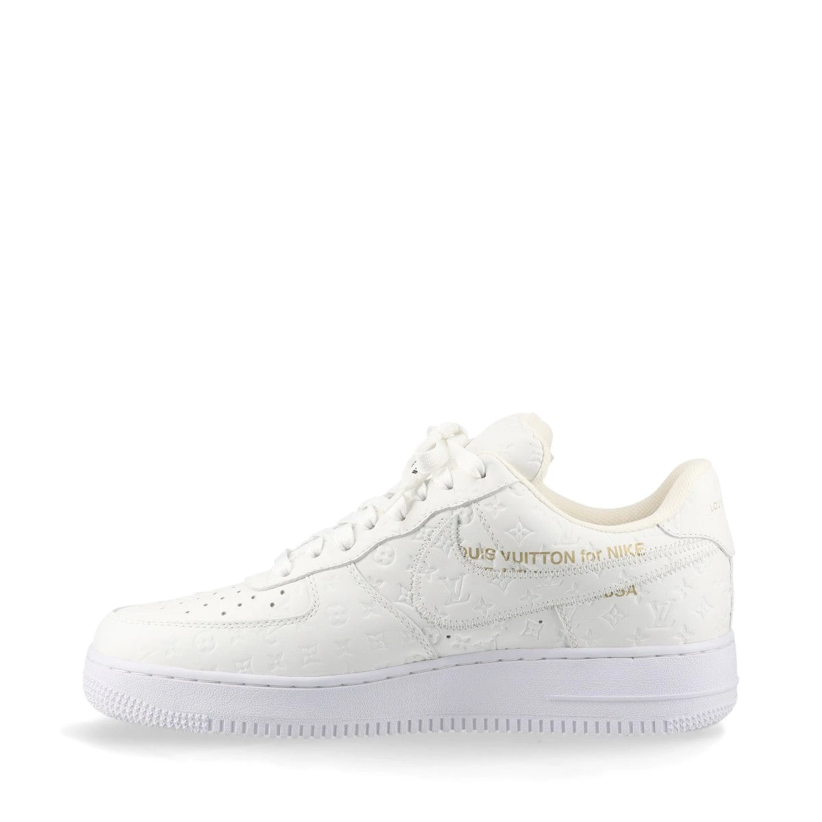 Louis Vuitton Air Force 1 ホワイト レザー スニーカー LOUIS VUITTON × NIKE AIR FORCE 1 LOW White ルイ・ヴィトン
