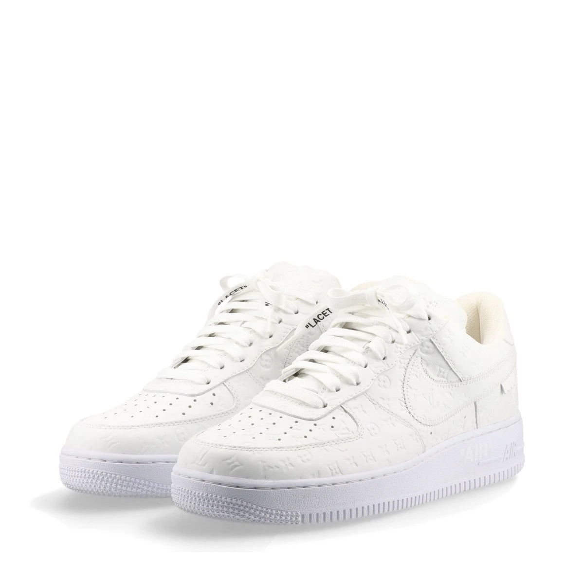 ヴィトン×ナイキ AIR FORCE 1 22年 レザー スニーカー 8.5