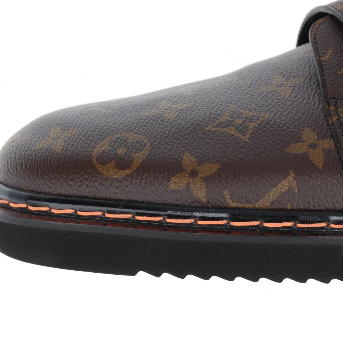 LOUIS VUITTON ブラウン レザーミュール　モノグラム　36 1/2 $_57.JPG?set_id=880000500F