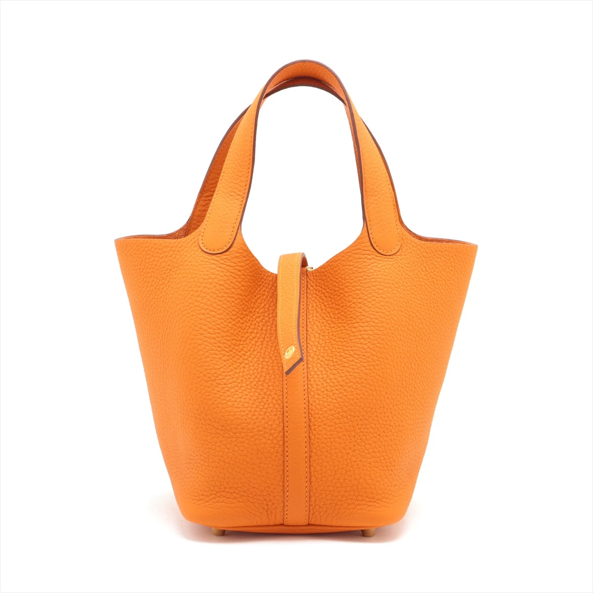 HERMES エルメス ピコタン ロック PM 18 オレンジ ゴールド金具 エルメス ピコタンロック18/PM グリメイヤー トリヨンクレマンス