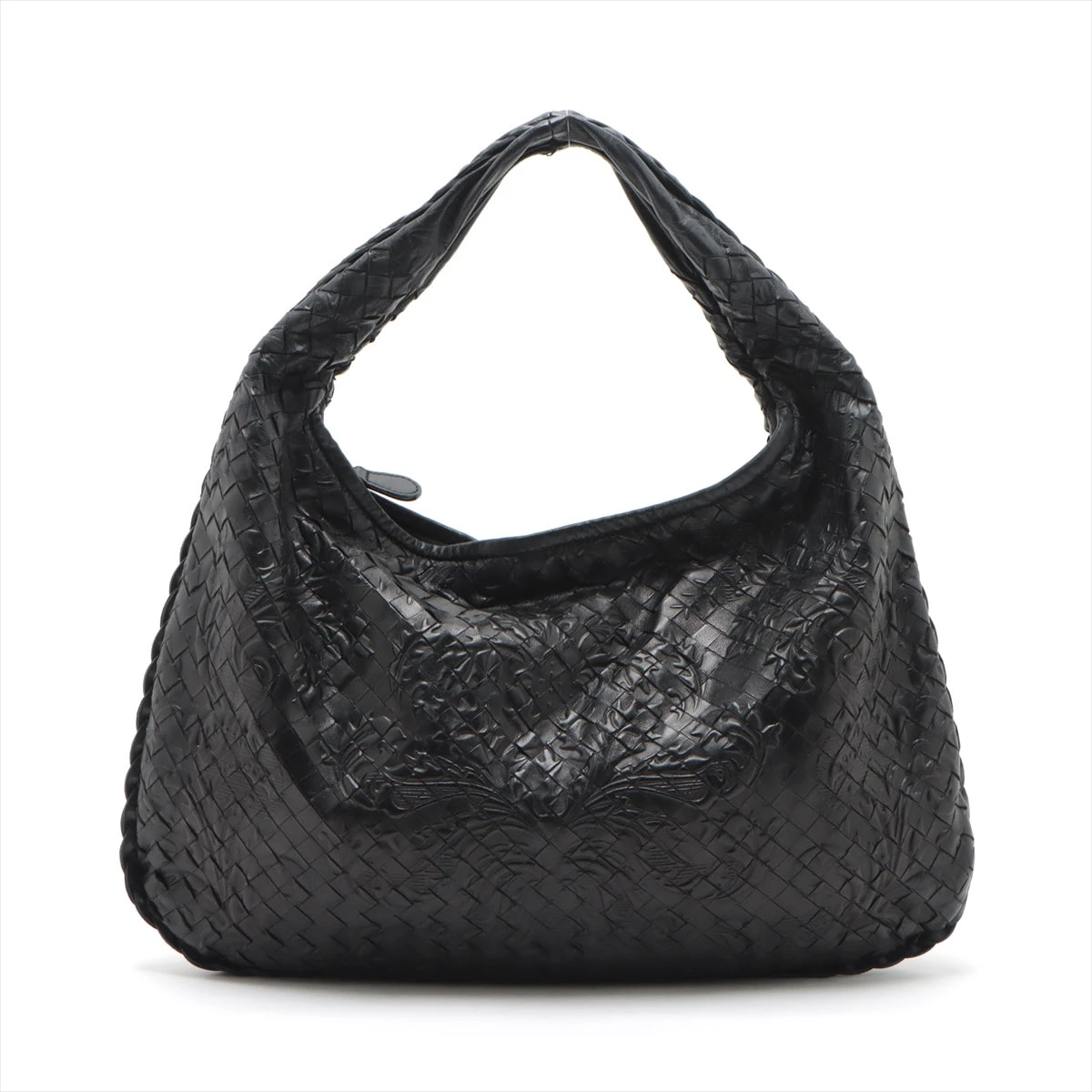 ボッテガヴェネタ ホーボー セミショルダー 肩掛け イントレ ブラック