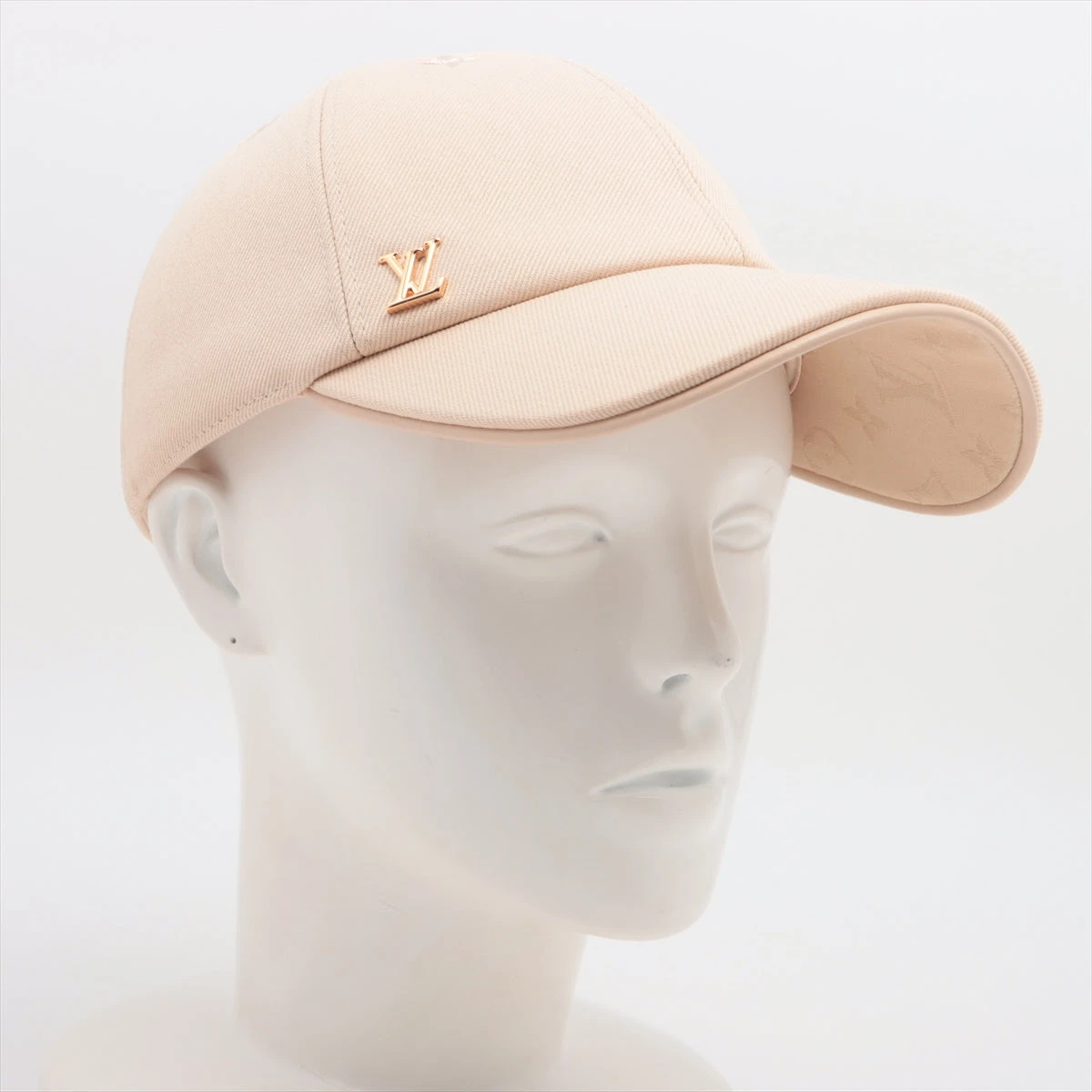 美品ルイヴィトン キャップ・LV アイコニック　M7051L ベージュ サイズL 美品ルイヴィトン キャップ・LV アイコニック M7051L ベージュ