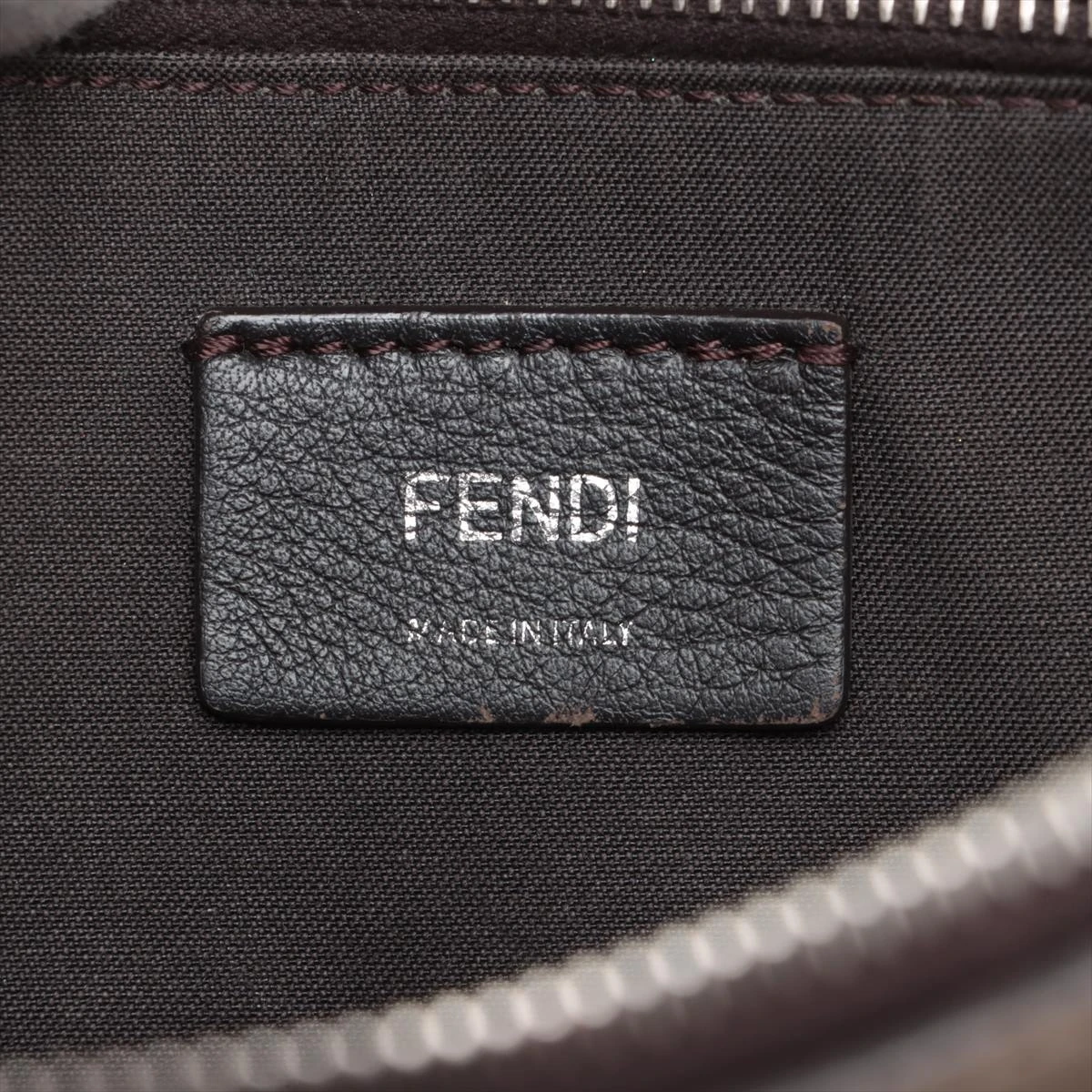 フェンディ バイザウェイ ミディアム レザー×パイソン 2WAY 