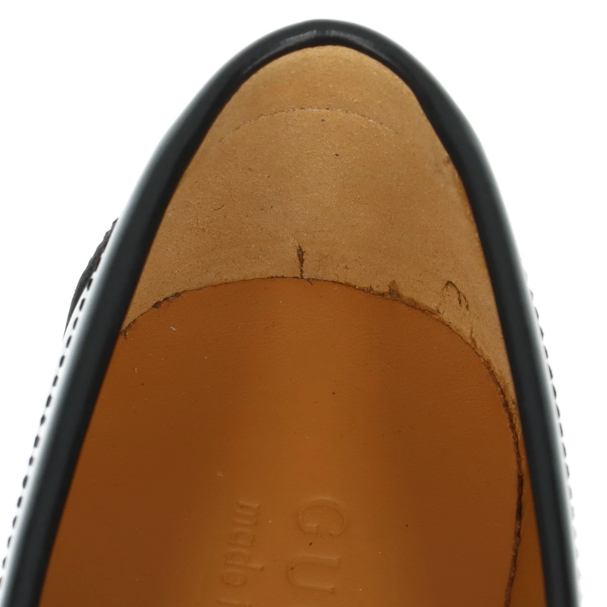 グッチ　ホースビットローファー　ブラック×ゴールド　36C 23cm GUCCI グッチ ローファー ホースビット レザー ダークブラウン