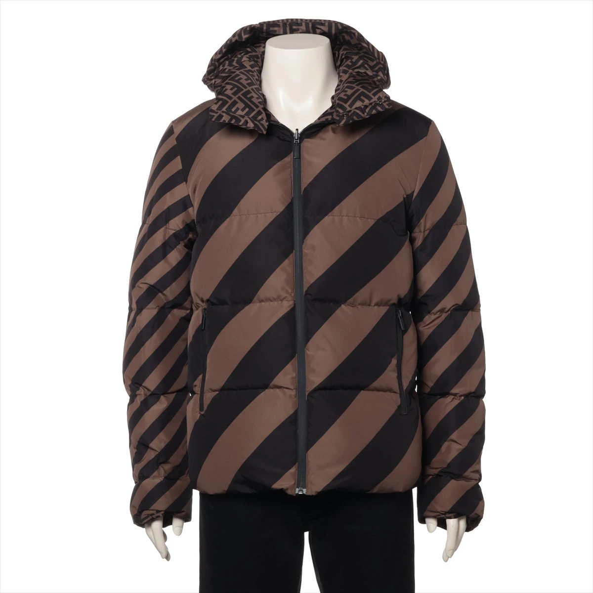 A5215 フェンディ ノーカラージャケット 半裏仕立て オレンジ 38 アディダス adidas メンズ ウインドジャケット MWNDPBウーブン