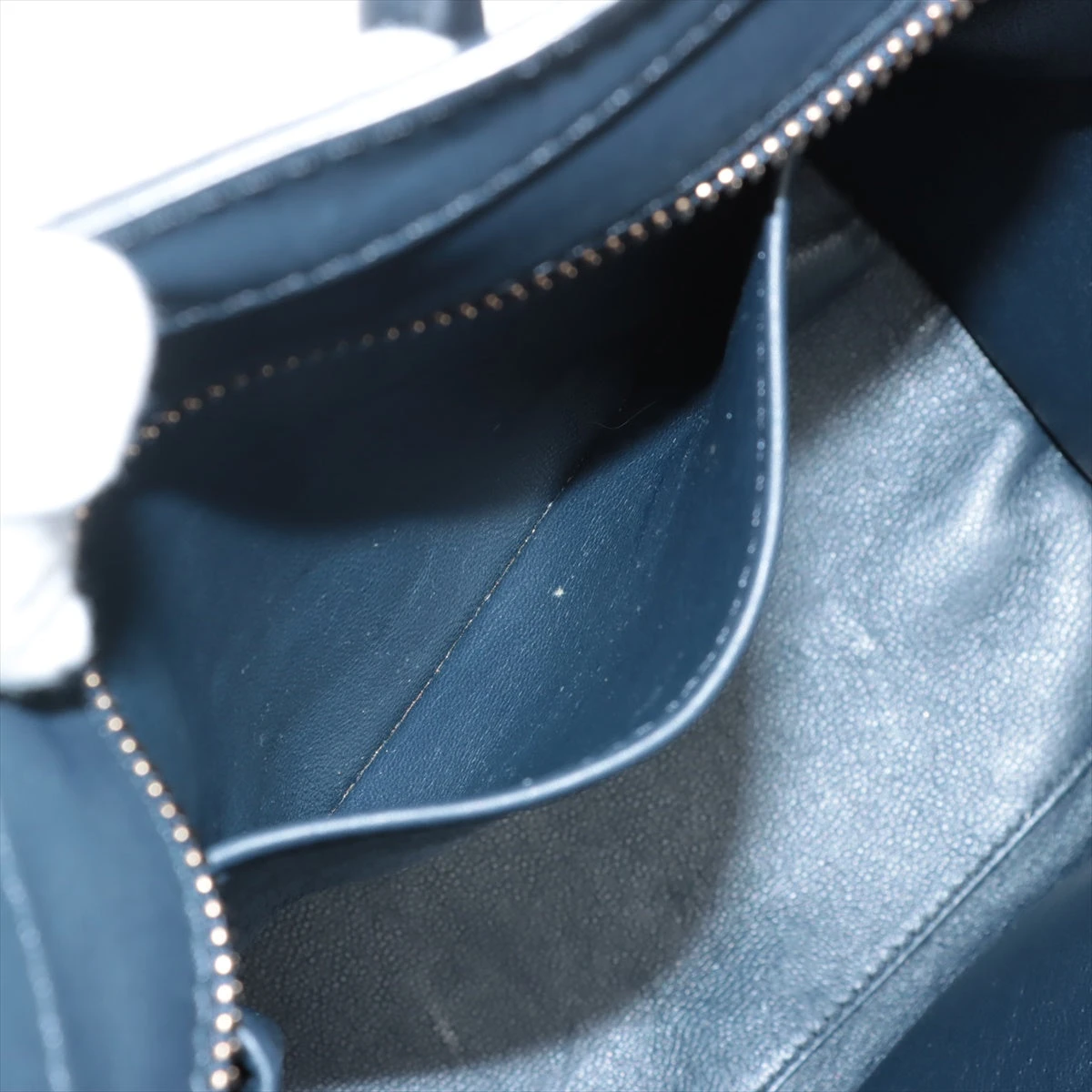 前デザイナー セリーヌ 【価値あり】 ラゲージ ミディアム ネイビーブルー