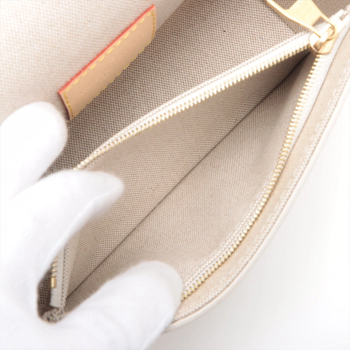 LOUIS VUITTON ルイヴィトン ダミエ ヘリテージ スティーマー ウェアラブル ウォレット ショルダーバッグ ベージュ PVCレザー アイボリー N40674 ヴィトン ダミエ ヘリテージ スティーマー ウェアラブル ウォレット