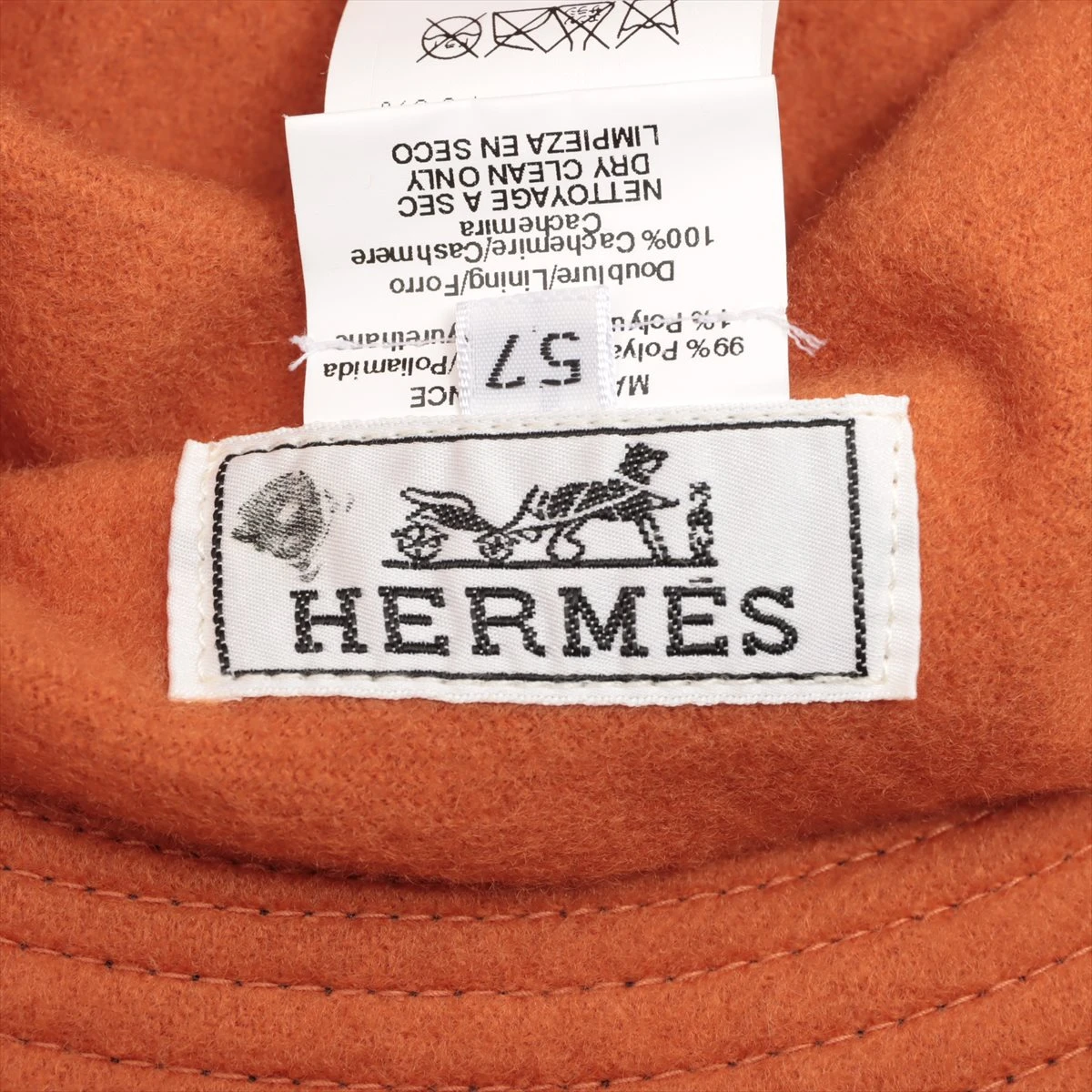 エルメス　hermes Hロゴ ハット エルメスオレンジ　黒　オレンジ 楽天市場】エルメス HERMES オレンジ バケットハット Hロゴ 刺繍