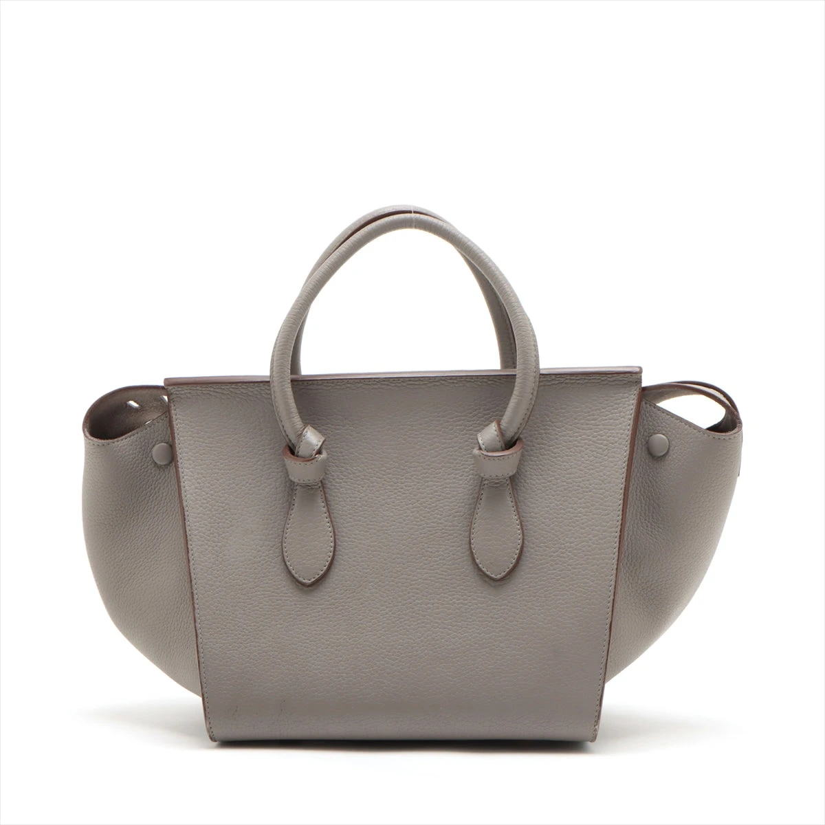 セリーヌ タイ レザー ハンドバッグ グレー A3013437｜中古ブランド品 